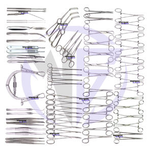 Juego de Instrumentos Quirúrgicos para Tiroidectomía Directo de Fábrica, 73 Piezas, Kit de Cirugía General y ORL, Acero Inoxidable, Proveedor Wenquar - Product Image 5