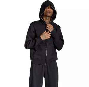 Sweat-shirt à capuche en coton pour homme, personnalisé, Double extrémité, fermeture éclair, haute qualité - Product Image 2