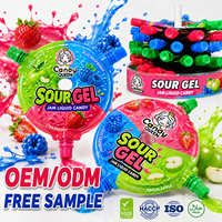 Vente en gros OEM/ODM – Bonbons liquides super acidulés aux fruits, 45g, nouvelle saveur populaire, friandises Keds (Certification Halal)
