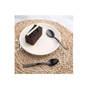 Vente en gros de cuillère à dessert en acier inoxydable cuillère à café ronde pour la taille personnalisée - Product Image 1