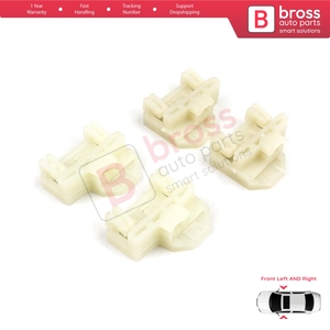 ชุดซ่อมตัวปรับกระจกหน้าต่าง 4 ชิ้น รุ่น V1BWR46+V1BWR47 สำหรับประตูหน้ารถยนต์ Grand Am Sunfire ปี 1995-2005 Alero Cutlass MK6 Cavali - Product Image 5