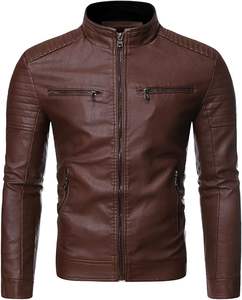 Veste d'hiver pour homme, style cuir blanc de haute qualité, chaude, vente en gros, veste pour homme - Product Image 1