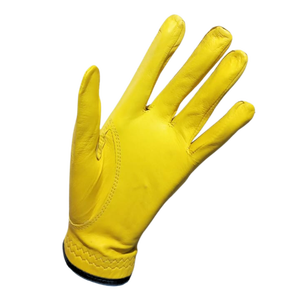Guantes de golf de cuero genuino Cabretta transpirables de alta calidad, equipo deportivo personalizable para mujeres y hombres en colores personalizados - Product Image 4
