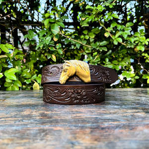 Cinturón Clásico Occidental de Cuero Vacuno de Grano Completo Hecho a Mano con Hebilla de Aleación de Zinc de 40 mm para Uso Casual y Regalos - Product Image 1