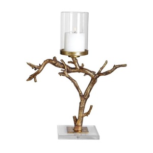 Vente chaude À La Main Conception Tea Light Bougie Votive Titulaire Doré Fini Dîner Table Top Décoration Bougeoir En Métal - Product Image 6