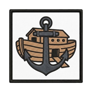 Parche bordado personalizado de mira táctica de francotirador, insignia de símbolo de objetivo de hierro, aplique bordado a máquina al por mayor - Product Image 6