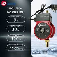 Pompes de circulation d'eau JDpump RS15-9, en fonte/cuivre/acier inoxydable, pour la maison, silencieuses et intelligentes, pour la salle de bain