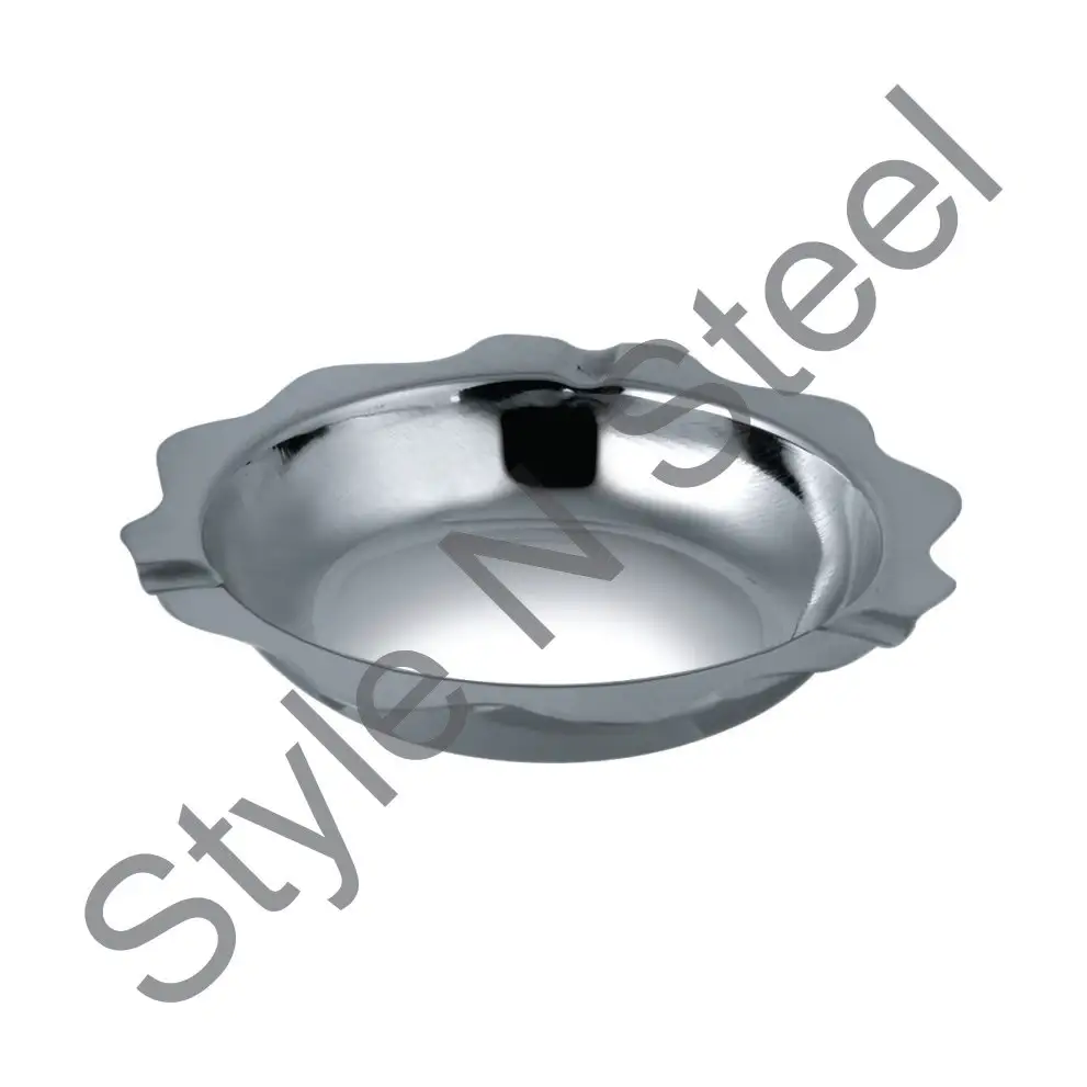 Wholesale Stainless Steel Ash tray with unique flower design for Smoker Round Smoke Stainless Steel Aristo Ash Tray