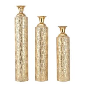 Vases en métal élégants avec un design de qualité supérieure à prix de gros abordable finition polie argent forme et taille personnalisées - Product Image 3