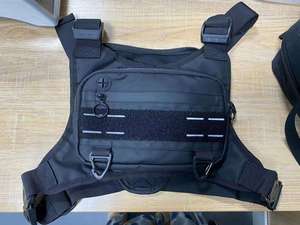 Custom Lightweight Waterproof <b>Running</b> Vest Front Chest Pack with Built-In Phone Holder Anti-Theft Sports Chest Rig Bag for Men - Product Image 3