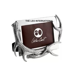 Cadre photo rectangulaire en aluminium de qualité supérieure, plaqué argent, fait main, de luxe, très vendu - Product Image 3