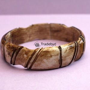 กำไลข้อมือฝังมุกแบบพิเศษ ดีไซน์หรูหรา งานแฮนด์เมดระดับพรีเมียม เครื่องประดับแฟชั่นสำหรับทุกเพศ ของขวัญ หลายขนาด Tradebyd - Product Image 1