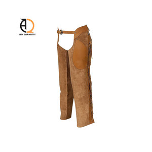 Chaparreras de Equitación, Chaparreras Occidentales para Hombre, Chaparreras de Cuero Vacuno para Montar a Caballo - Product Image 3