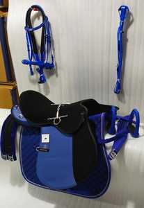 Selle d'endurance synthétique pour cheval, modèle Status, ensemble complet de selle assorti, prix le plus bas disponible en Inde - Product Image 5