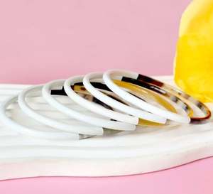 Brazalete de Cuerno de Búfalo Natural Genuino, Brazalete de Cuerno Blanco con Acabado Lacado, Estilo Moderno, Hecho a Mano, Joyería de Moda Duradera, ARTESANÍA - Product Image 6