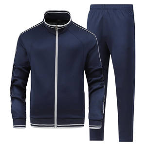 Nuevo estilo, conjunto informal, ropa deportiva de Color sólido, chándales para hombre, chándal de manga larga ligero transpirable de alta calidad - Product Image 3