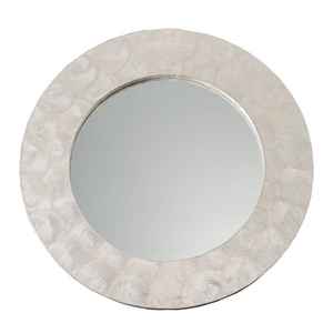 Miroir mural de luxe moderne en nacre pour décoration d'intérieur et salon chic - Product Image 3