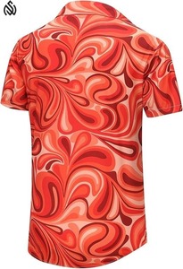 Beachside Beach Resort camisas ropa hombres suelta manga corta Floral camisa Casual hombres camisas - Product Image 5
