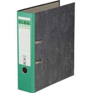 ELBA Rado Klassik 80mm DIN <b>A4</b> Binder Cardboard File <b>Folder</b> with Outer Paper and Inner Cardboard Lamination - Product Image 1