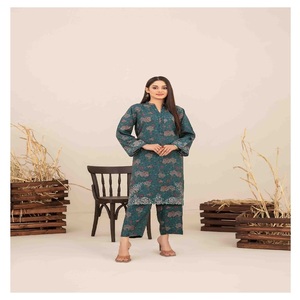 Vestido de mujer paquistaní Salwar Kameez Trajes indios de tres piezas con bordado de Tawakkal Vol EMEL Ropa de India y Pakistán - Product Image 6