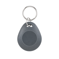 Impression de données variables, porte-clés RFID NFC ABS personnalisés, porte-clés RFID MIFARE pour la gestion des cartes d'identité des employés et des cartes de membre