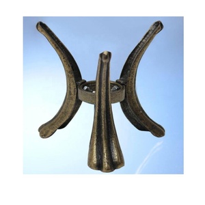 ชุด4ชิ้นทองเหลืองสลักไข่ขาตั้งทองเหลืองตกแต่งที่ยอดเยี่ยมสำหรับการแสดงไข่ทองเหลืองยืนตกแต่งบ้านที่ทันสมัย - Product Image 4