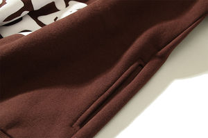 เสื้อฮู้ดโอเวอร์ไซส์ผู้ชายผ้าฝ้าย100% โอเวอร์ไซส์สำหรับฤดูหนาว - Product Image 4