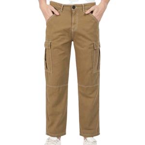 Pantalones Cargo para Hombre de Alta Calidad, Estilo Elegante, Corte Recto, Color Liso, Precio al por Mayor - Product Image 1