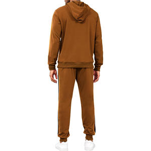 ชุดวอร์มเฟรนช์เทอร์รี่สำหรับผู้ชายชุดวอร์มผ้าฟลีซ2ชิ้นโลโก้ - Product Image 6