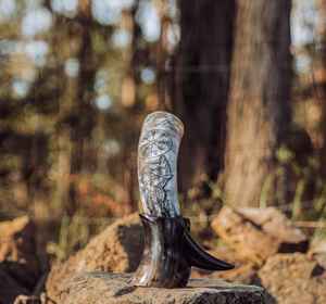 ฮอร์นสำหรับดื่มแบบไวกิ้งพร้อมโลโก้ของแท้สำหรับอาหารปลอดภัยไม่รั่วเบียร์นอร์ส - Product Image 2