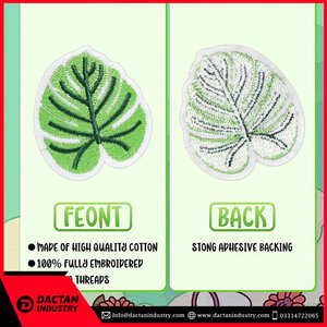 Vente en gros de patchs de broderie à la mode nouveau design avec logo personnalisé brodé sur tissu avec résine plastique à vendre - Product Image 5
