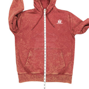 Premium Streetwear Style Acid Wash Winter Hoodie 100% Cotton <b>Pullover</b> with Kangaroo Pocket Eco-Friendly <b>for</b> Casual Daily Wear - Product Image 2