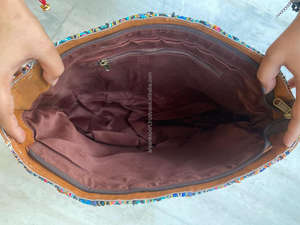 Bolso bordado tradicional hecho a mano indio para mujer, bolso de compras con borlas Banjara Vintage, bolso de mano bohemio Hippie con estilo - Product Image 6