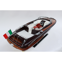 RIVA RAMA 44 EN BOIS - BATEAU À MOTEUR EN BOIS - MODÈLE DE NAVIRE EN BOIS DE HAUTE QUALITÉ - MODÈLE ARTISANAL POUR DÉCORATION NAUTIQUE