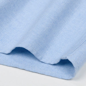 Vente en gros de nouvelle mode 100% coton chemise habillée pour hommes couleur unie coupe ajustée tissage tricoté respirant pour le printemps OEM/ODM pris en charge - Product Image 4