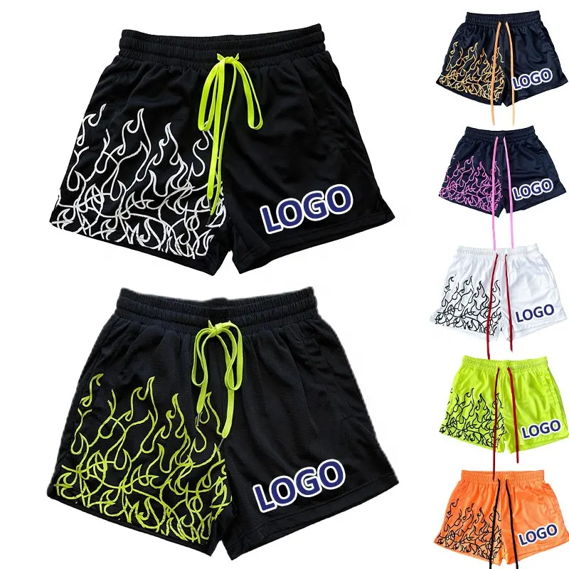 OEM Sublimation Shorts Men Printed Summer Elastic Basketball Casual Gym Shorts Men's Custom Logo Low MOQ Cheap Price