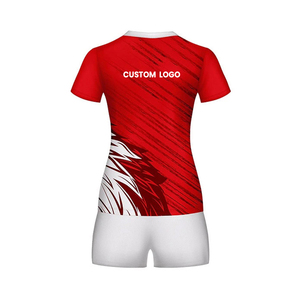 Customized Mens <b>Volleyball</b> Uniform Set 100% Polyester Uniforms Teamwear Comfortable Fit Quick Dry Anti Shrink Unisex Uniform - Product Image 3