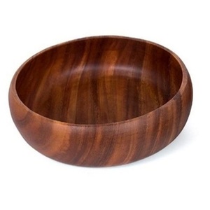 Lot de deux bols en bois imprimés autocollants pour bol en bois émaillé Texture unique 2 bols en bois à prix abordable - Product Image 5