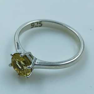 Anillo Hecho a Mano de Plata de Ley 925 con Citrino, Joyería Boho con Piedra de Nacimiento de Noviembre, Regalo Perfecto para su Cumpleaños o Aniversario - Product Image 2