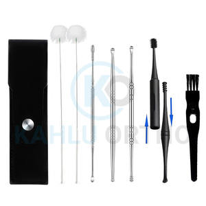 Meilleur matériau de haute qualité en acier inoxydable outils de sélection d'oreille nettoyage d'oreille ensemble de retrait de cire d'oreille par KAHLU ORTHOPEDIC - Product Image 1