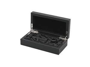 Rasoir de sécurité pour homme en acier inoxydable à double tranchant réglable Madhav Metal Industries, manche en laiton, design perlé, noir - Product Image 5