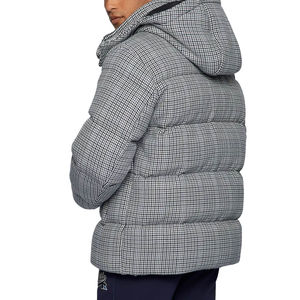 Veste matelassée personnalisée OEM pour hommes, logo personnalisé, veste d'hiver décontractée pour hommes avec poches, vestes matelassées pour hommes - Product Image 4