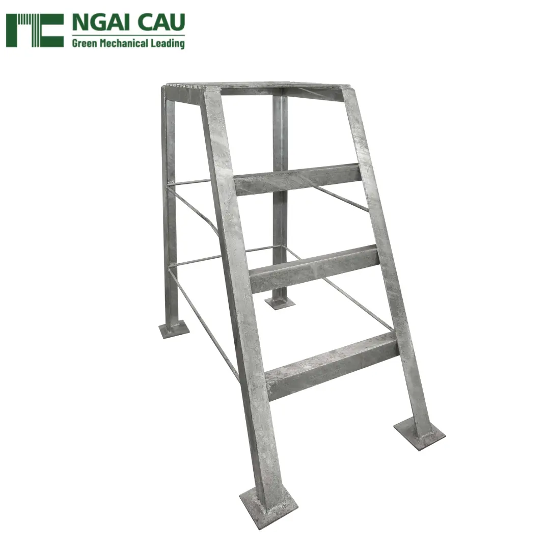 Removable Clad Zinc Steel Anti Corrosion Ladder For Firefighting Service/ Warehouse/ Mechanical Factory