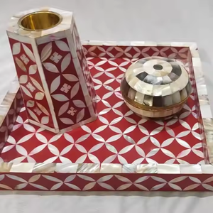 Brûleur d'encens indien durable et écologique en nacre faite à la main avec options personnalisables - Product Image 1