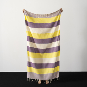 Verano turco Hamam Pestemal Toallas de playa al por mayor-100X180CM 100% algodón Peshtemal toalla 40x70in rayas - Product Image 1