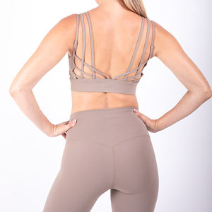 Vente directe d'usine de vêtements de yoga pour femmes de haute qualité, dernier style, motif uni, taille plus, faible MOQ - Product Image 6