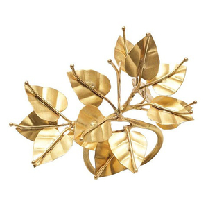 Meilleure vente de fournitures indiennes à un prix abordable Anneaux de serviette en or de style luxe pour Halloween Décoration de table attrayante - Product Image 2