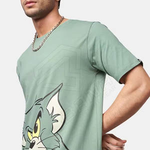 Camisetas de diseño personalizado moda 100% algodón hombres personalizados cuello redondo personalizados de alta calidad hombres usan camisetas - Product Image 5