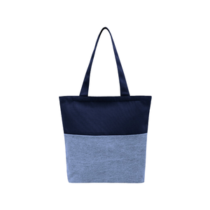 OEM ODM Logo personnalisé Sacs fourre-tout en polyester recyclé écologique pour femmes Meilleur prix Sacs à provisions à fermeture éclair VietnamCanvas Bag - Product Image 3
