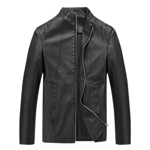 Veste d'hiver en cuir sur mesure pour hommes Prix de gros Veste en cuir Veste en cuir de bonne qualité pour hommes - Product Image 1